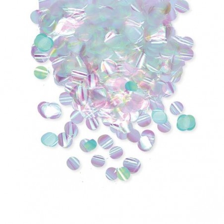 CORIANDOLI IN FOIL ø2cm 50gr IRIDESCENTI