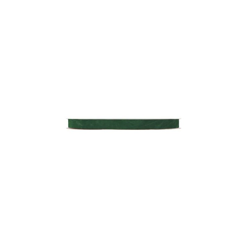 NASTRO DOUBLE VELVET mm15x30mt VERDE SCURO