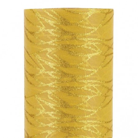 ROTOLO RUNNER TNT GLITTER mm75x9mt ORO