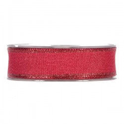 NASTRO SHINING CAGE mm25x20mt ROSSO