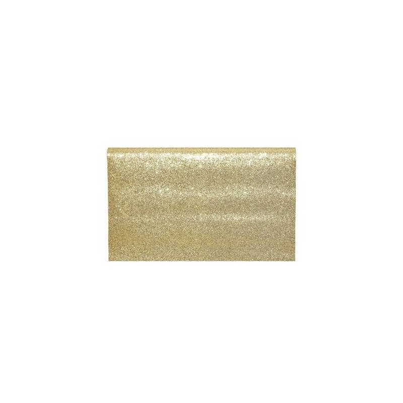 RUNNER AURORA CON MINI PAILLETES cm48x1,8mt ORO