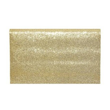 RUNNER AURORA CON MINI PAILLETES cm48x1,8mt ORO