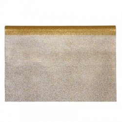 RUNNER IN TULLE HOT FOIL cm48x5mt ORO