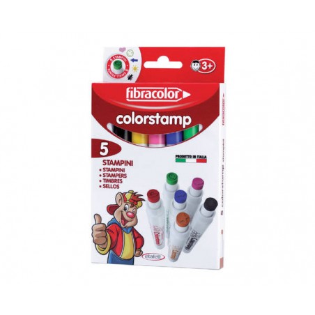 COLORSTAMP STAMPINO 5pz FIBRACOLOR