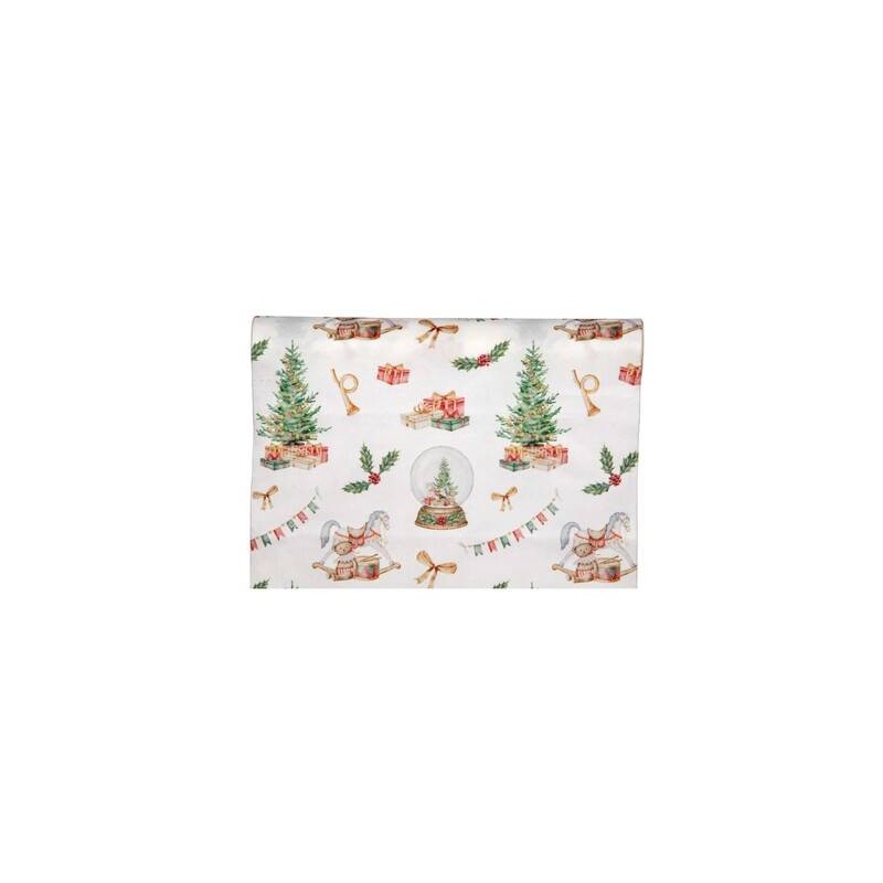 RUNNER CHRISTMAS HORSE cm28x2,5mt
