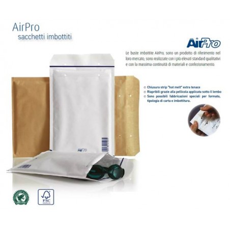 BUSTA IMBOTTITA AIRPRO 220X265mm 15/E AVANA