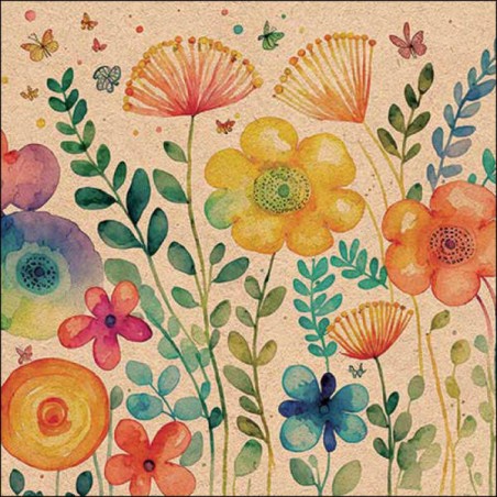 TOVAGLIOLI 33x33 RECYCLED VIBRANT SPRING NATURE 20pz