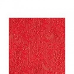 TOVAGLIOLI 25x25cm ELEGANCE RED 15pz