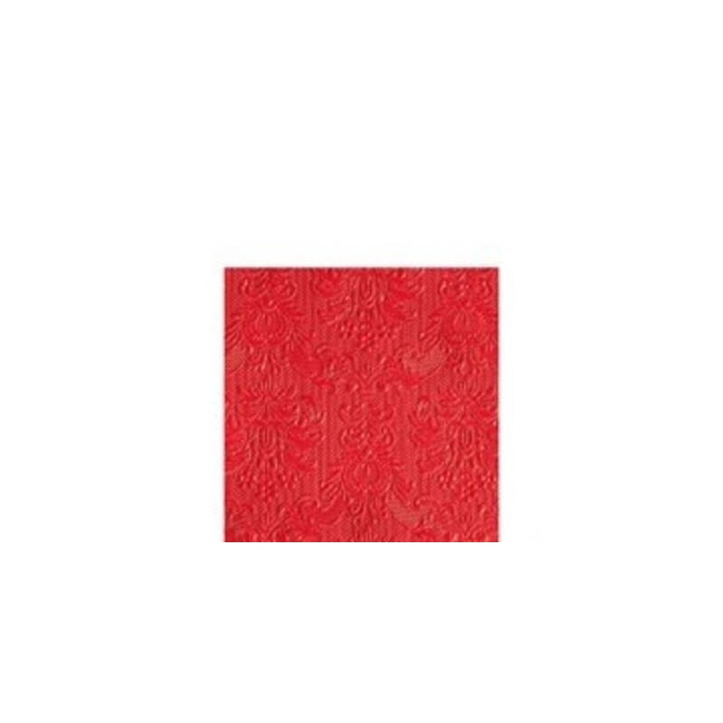TOVAGLIOLI 25x25cm ELEGANCE RED 15pz
