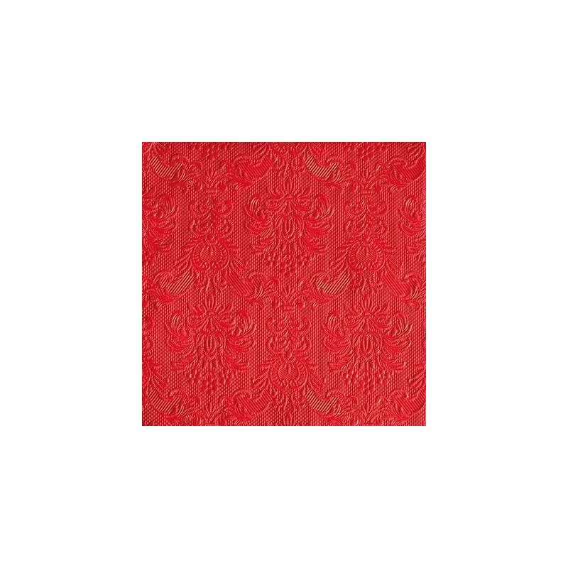 TOVAGLIOLI 33x33cm ELEGANCE RED 15pz