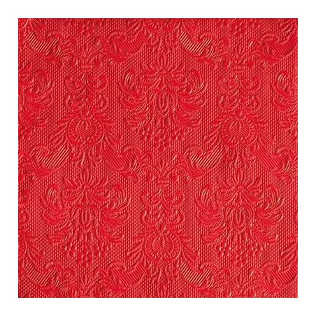 TOVAGLIOLI 33x33cm ELEGANCE RED 15pz