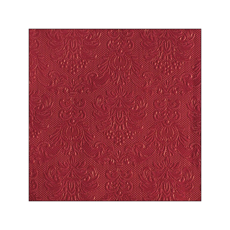 TOVAGLIOLI 33x33cm ELEGANCE DARK RED 20pz
