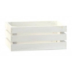 CASSETTA LEGNO BIANCA 20x13,5x8,5cm CASL2455