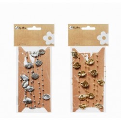 FOGLIE 2cm CON CATENELLA 150cm