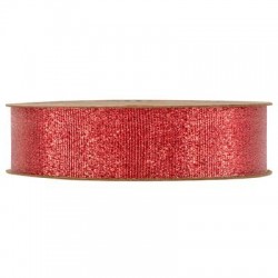 NASTRO HALO LUREX mm25x15mt ROSSO