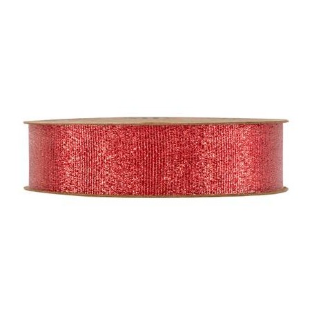 NASTRO HALO LUREX mm25x15mt ROSSO