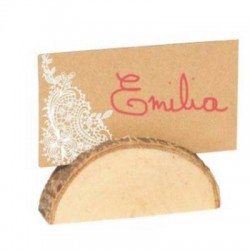 SEGNA POSTO LEGNO MEZZALUNA 6X2cm  senza cartoncino 12pz