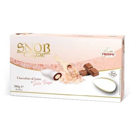 CONFETTI SNOB CIOCC.LATTE E SALE ROSA 500gr
