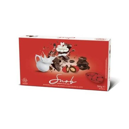 CONFETTI SNOB CIOCCOLATO AL LATTE ROSSO 500gr