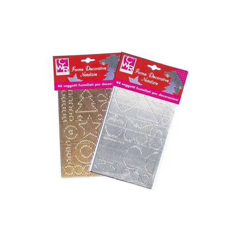 FORMINE PRETAGLIATE ORO/ARGENTO BUSTA 44pz
