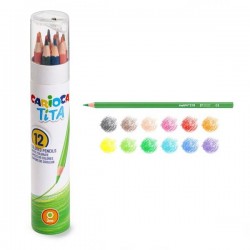 CARIOCA PASTELLI TITA PAPERTUBE 12pz
