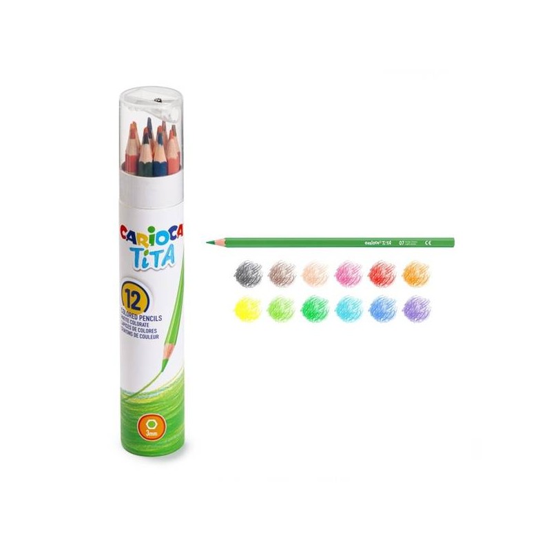 CARIOCA PASTELLI TITA PAPERTUBE 12pz