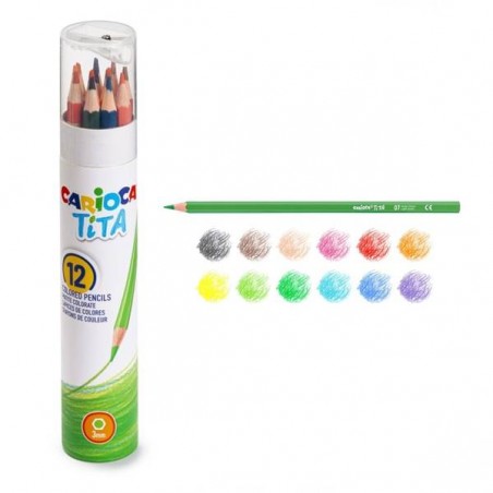 CARIOCA PASTELLI TITA PAPERTUBE 12pz
