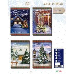 BIGLIETTO AUGURI NATALE 1167/G AUGURI NATALE