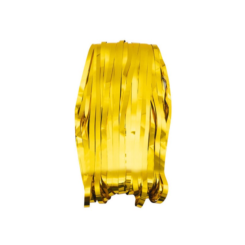 DECORAZIONE FRANGE FOIL METAL ORO 1x2,5cm