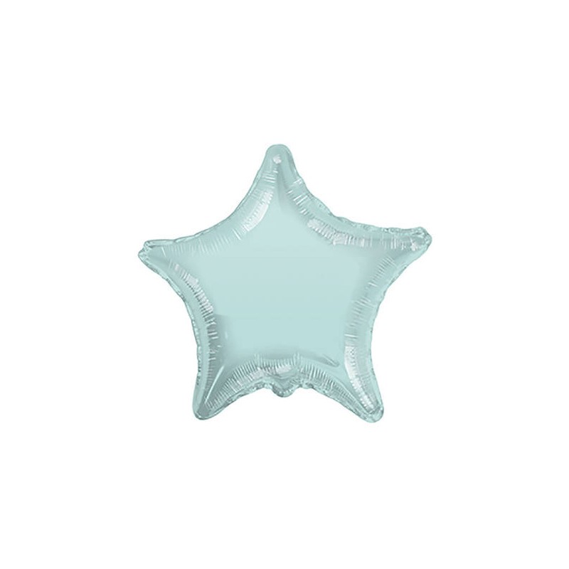 PALLONE MYLAR STELLA VERDE MENTA ø45cm
