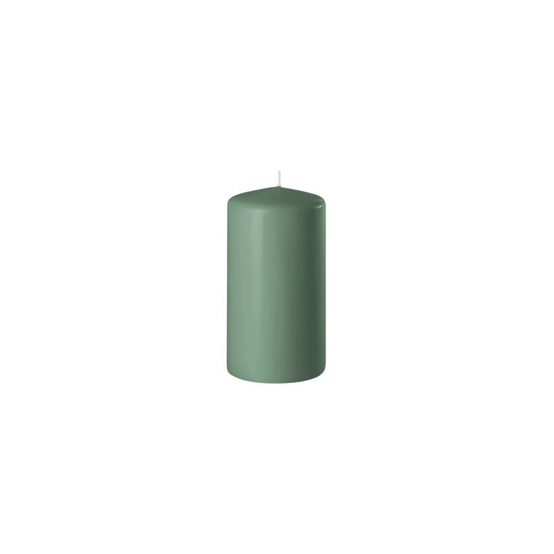 CANDELA MOCCOLO 10x7cm VERDE SMERALDO