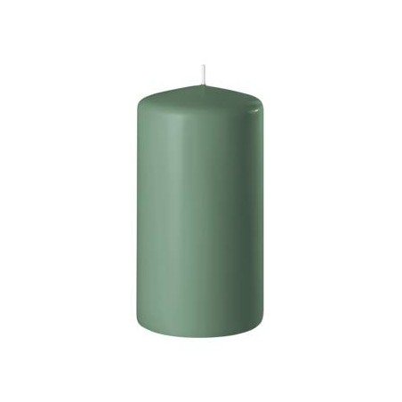CANDELA MOCCOLO 10x7cm VERDE SMERALDO