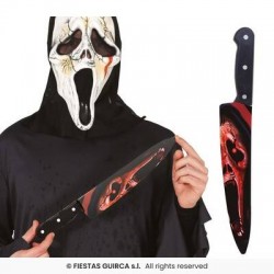 COLTELLO KILLER INSANGUINATO 37cm
