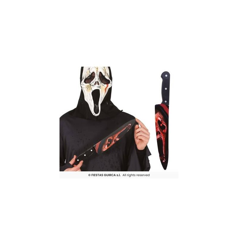 COLTELLO KILLER INSANGUINATO 37cm
