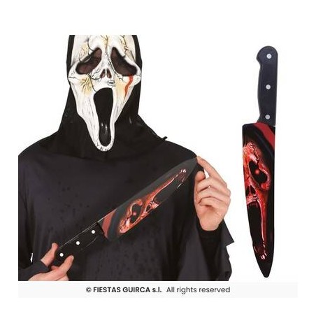 COLTELLO KILLER INSANGUINATO 37cm