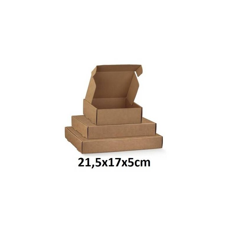 SCATOLA FAST 21,5x17x5cm AVANA LISCIA 10pz