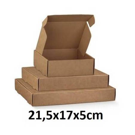 SCATOLA FAST 21,5x17x5cm AVANA LISCIA 10pz