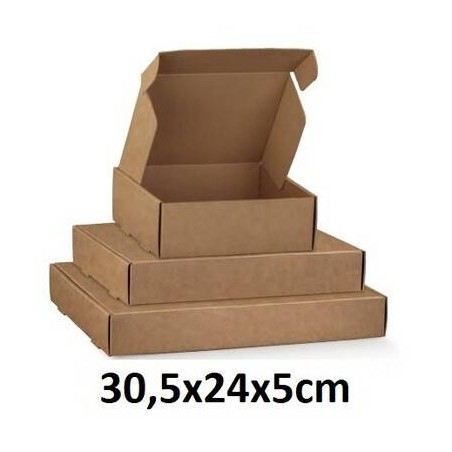 SCATOLA FAST 30,5x24x5cm AVANA LISCIA 10pz
