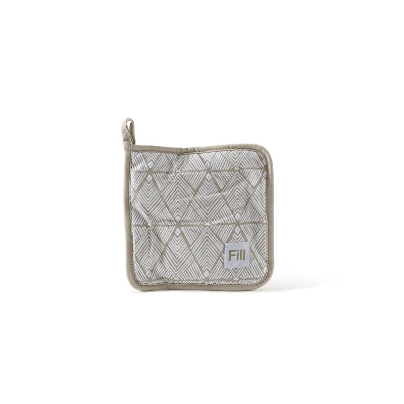 PRESINA IN COTONE coll.PIUMA 18x18cm GRIGIO