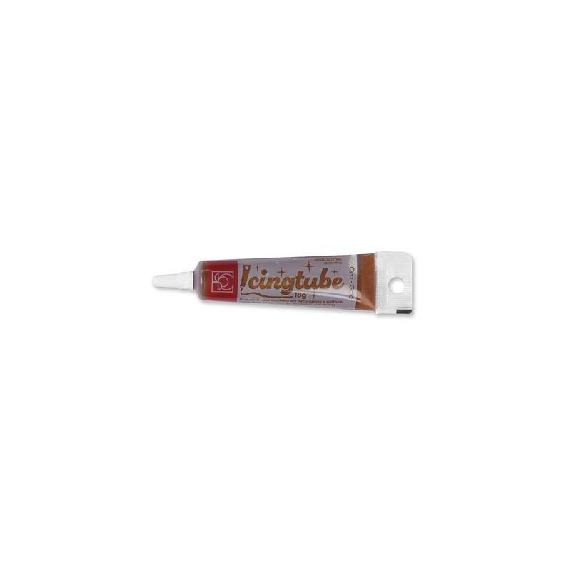 ICING TUBE PER DECORAZIONE E SCRITTE 18gr ORO GLITTER