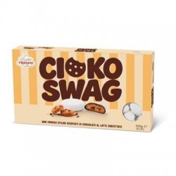 CONFETTI CIOKO SWAG MINI COOKIES RICOPERTI DI CIOCCOLATO AL LATTE E CONFETTATO 500gr
