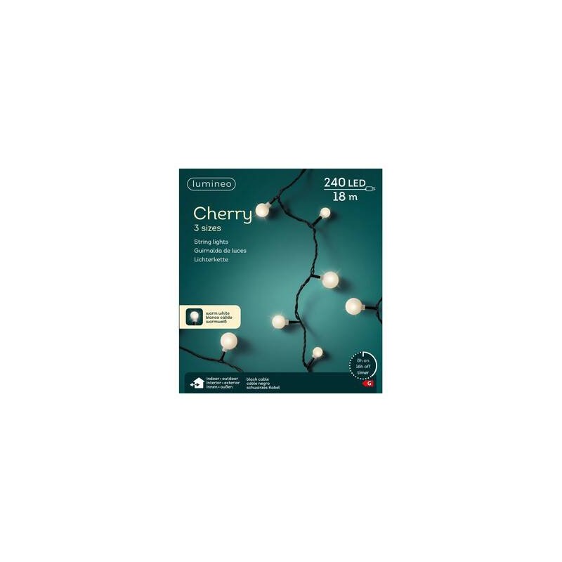 LUCI 140 LED CHERRY LIGHTS STADY OUTDOOR 18mt