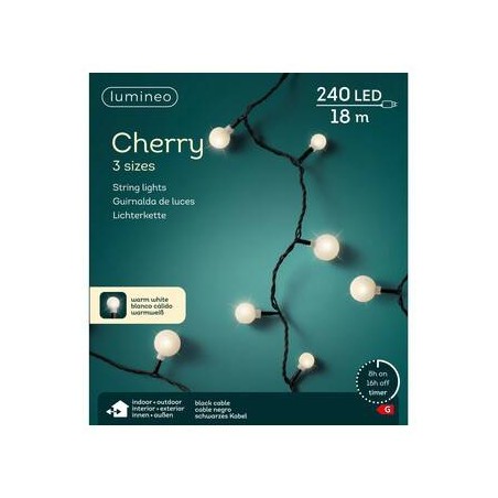LUCI 140 LED CHERRY LIGHTS STADY OUTDOOR 18mt