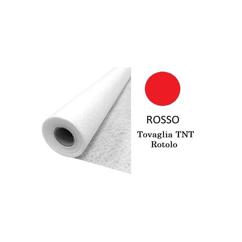 TOVAGLIA TNT ROTOLO H.140 ROSSO 7mt