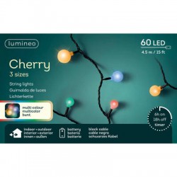 LED CHERRY 3 MIS. 60LUCI 4,5mt MULTICOLOR INT/EST