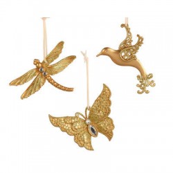 FIGURE DA APPENDERE COLORE ORO 1pz