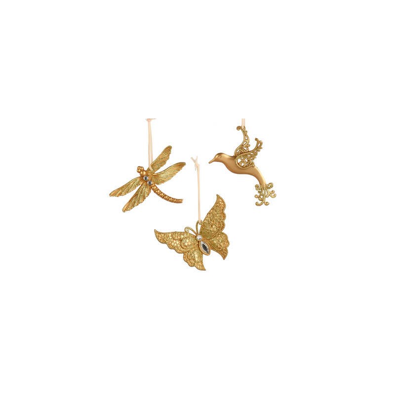 FIGURE DA APPENDERE COLORE ORO 1pz