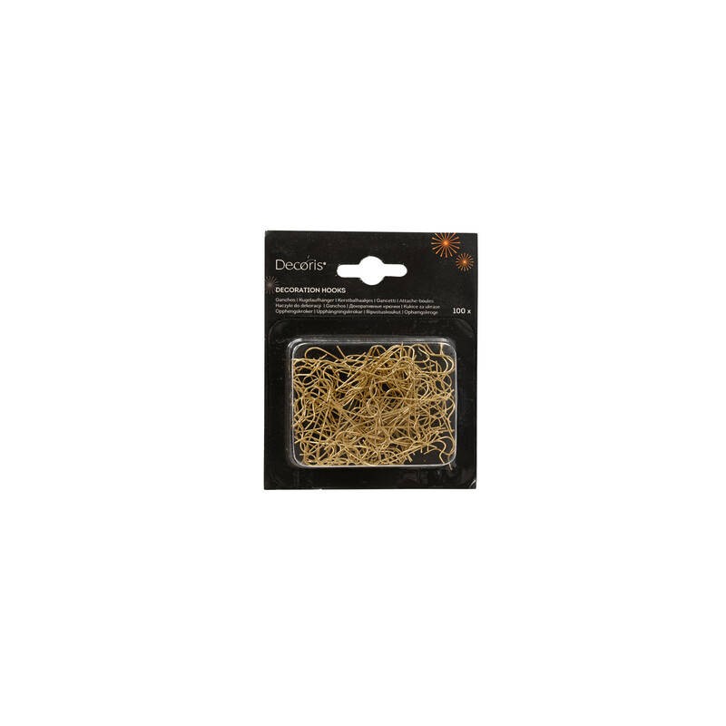 GANCI ORO PER PALLINE H.3,5cm 100pz