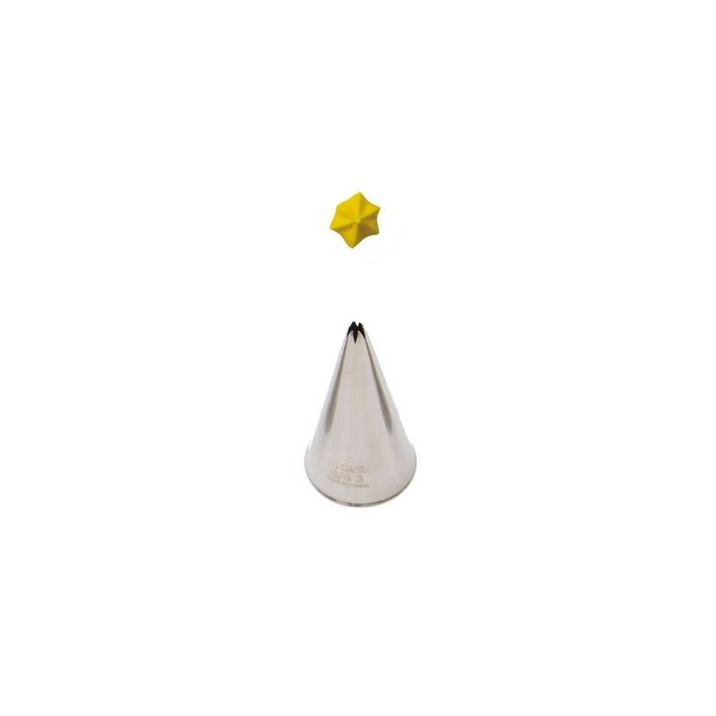 BECCUCCIO INOX DECORA N°3 STELLA