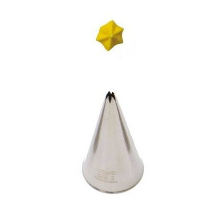 BECCUCCIO INOX DECORA N°3 STELLA